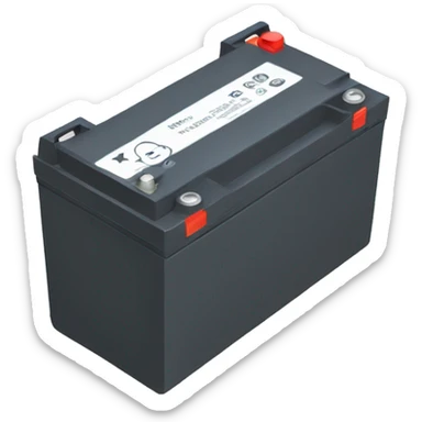 lead acid battery sticker