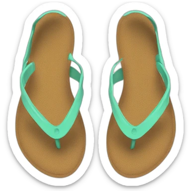 flip flop sandal sticker