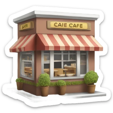 cafe sticker