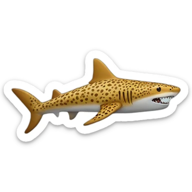 Cheetah Shark sticker