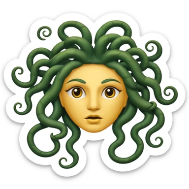 The Sicilian Medusa sticker