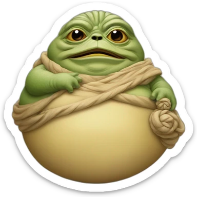 jabba the hutt sticker