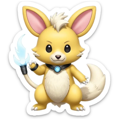 Teddiursa-Minccino-Zeraora-fusion  sticker