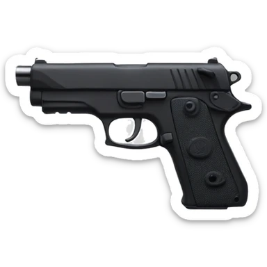 A fake gun (airsoft) sticker