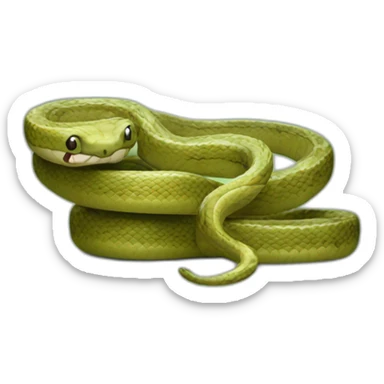 3 snake gossiping sticker