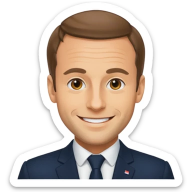 Macron sticker