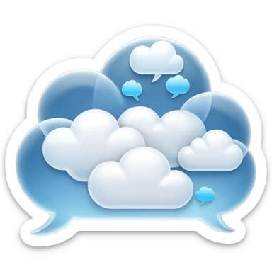 chat cloud sticker