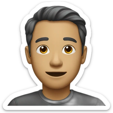 Personne qui souffle sticker