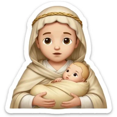 birth of Jesus sticker