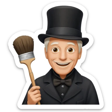 Dick Van Dyke chimney sweep  for discord  sticker