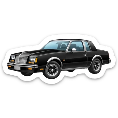 1985 monte ss sticker