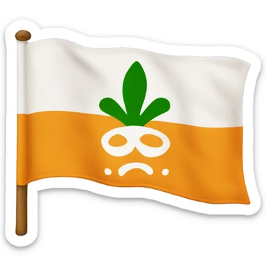 Sikh flag with paneer sticker
