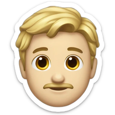 Вовк тримає в руках тризубець sticker