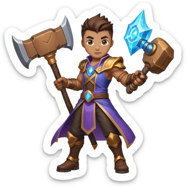 Jayce arcane hammer sticker