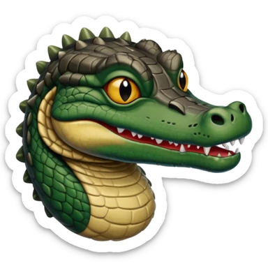 jacaré de luto sticker