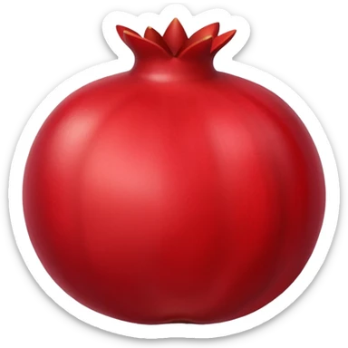 Pomegranate emoji for phone  sticker