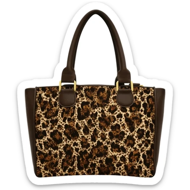 kelly hermes leopard design bag sticker