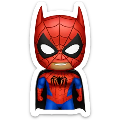 spiderman batman sticker