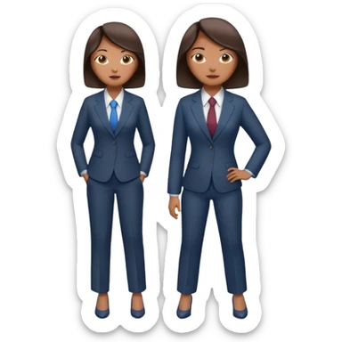 Asian women shining confident full body fat 100kg sticker