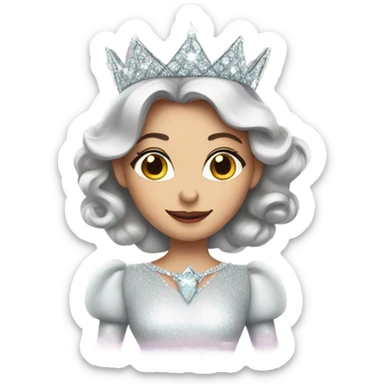 glinda the good witch wearing sticker