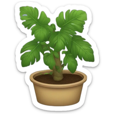 Bear’s plants sticker