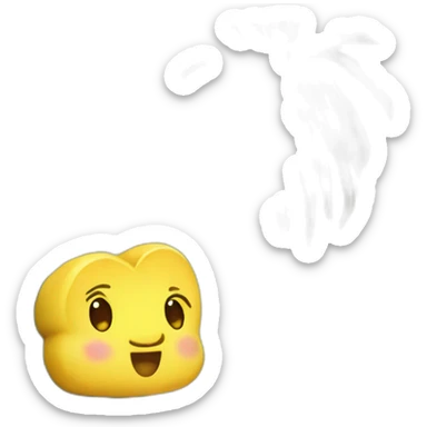 Ananas qui fait un câlin sticker