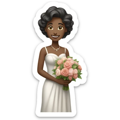 maid of honor sticker