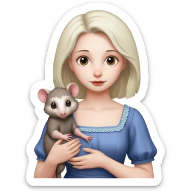 Possum lady sticker