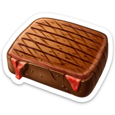 bbq steak sticker