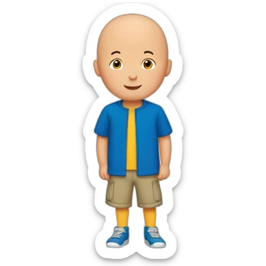 Caillou sticker
