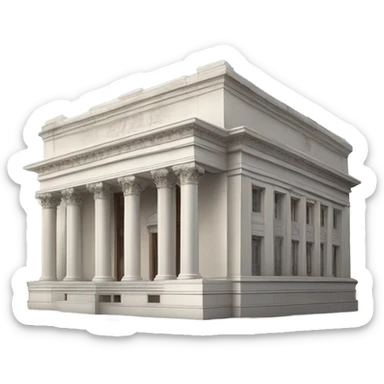 Central Bank building sticker