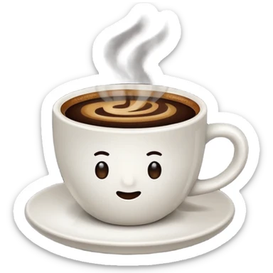 MAKE ONE CUP COFFEE EMOJI sticker