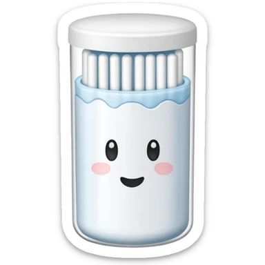 ear cotton sticks packet sticker