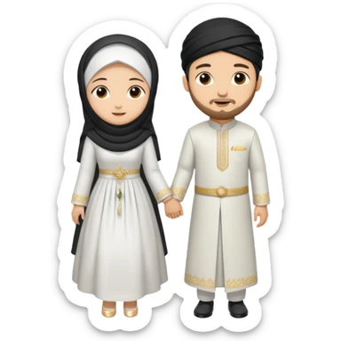 Muslim wedding  sticker