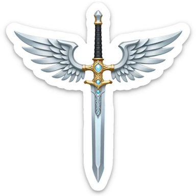 angel sword sticker