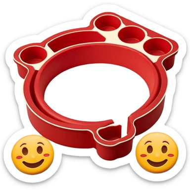 Silicone cake mold sticker