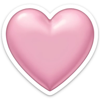 chrome hearts pastel pink heart sticker