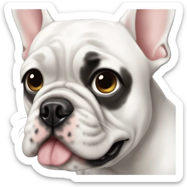 Please create a french bulldog merle sticker