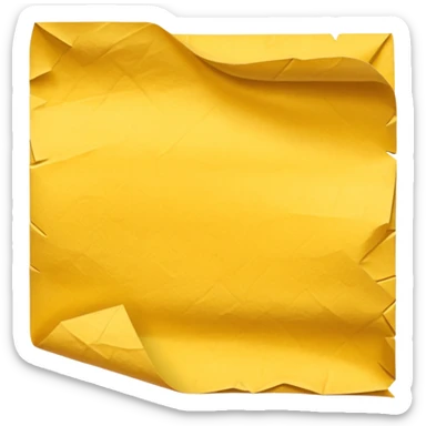 generate an ios genmoji of a yellow paper form that says "yellow form" sticker