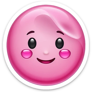 pink candy sticker