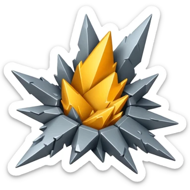 falling debris sticker