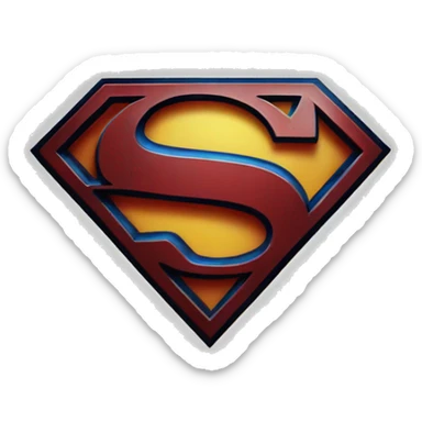 superman logo  sticker