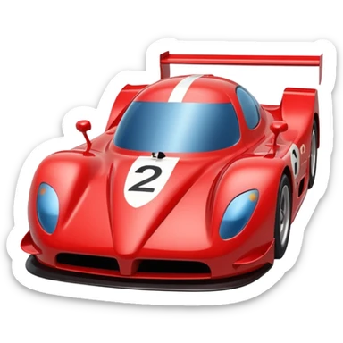 racecar sticker
