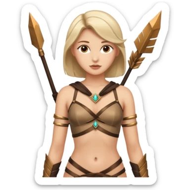 people with eros clothes and arrows sticker