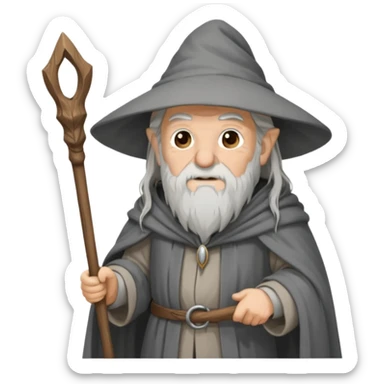 Gandalf the grey sticker