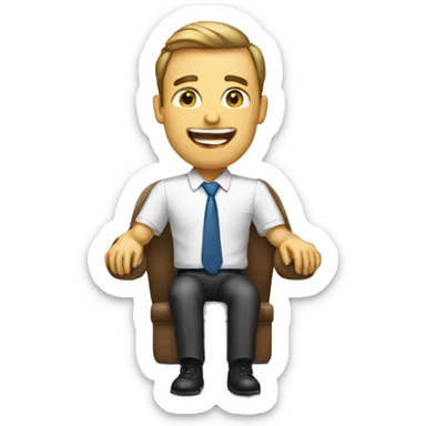 job interview sticker