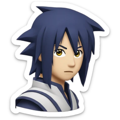 Sasuke qui rie sticker