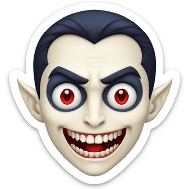 Pale vampire sticker