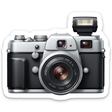 Camera canon vintage silver color aesthetic  sticker