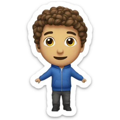 Laurent Aromatario sur tapis volant sticker